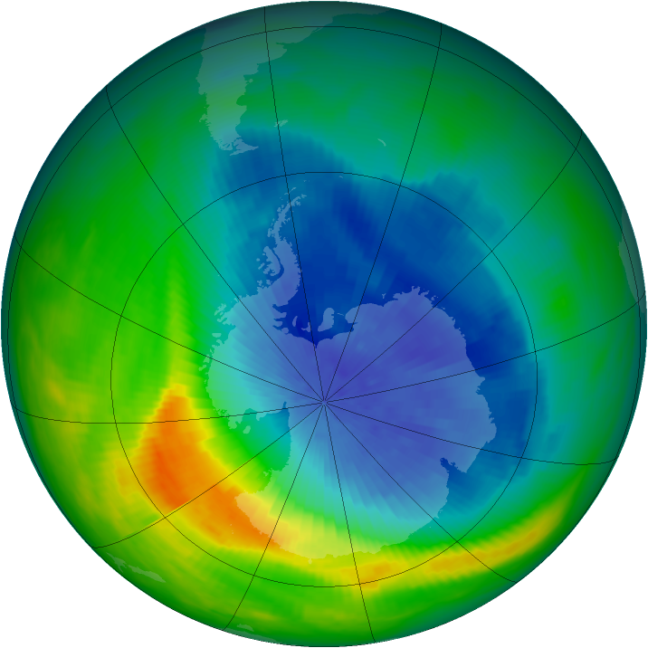 Ozone Map 1982-10-07